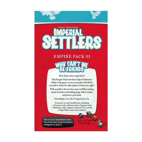 Imperial Settlers: Why Can’t We Be Friends Expansion - Back